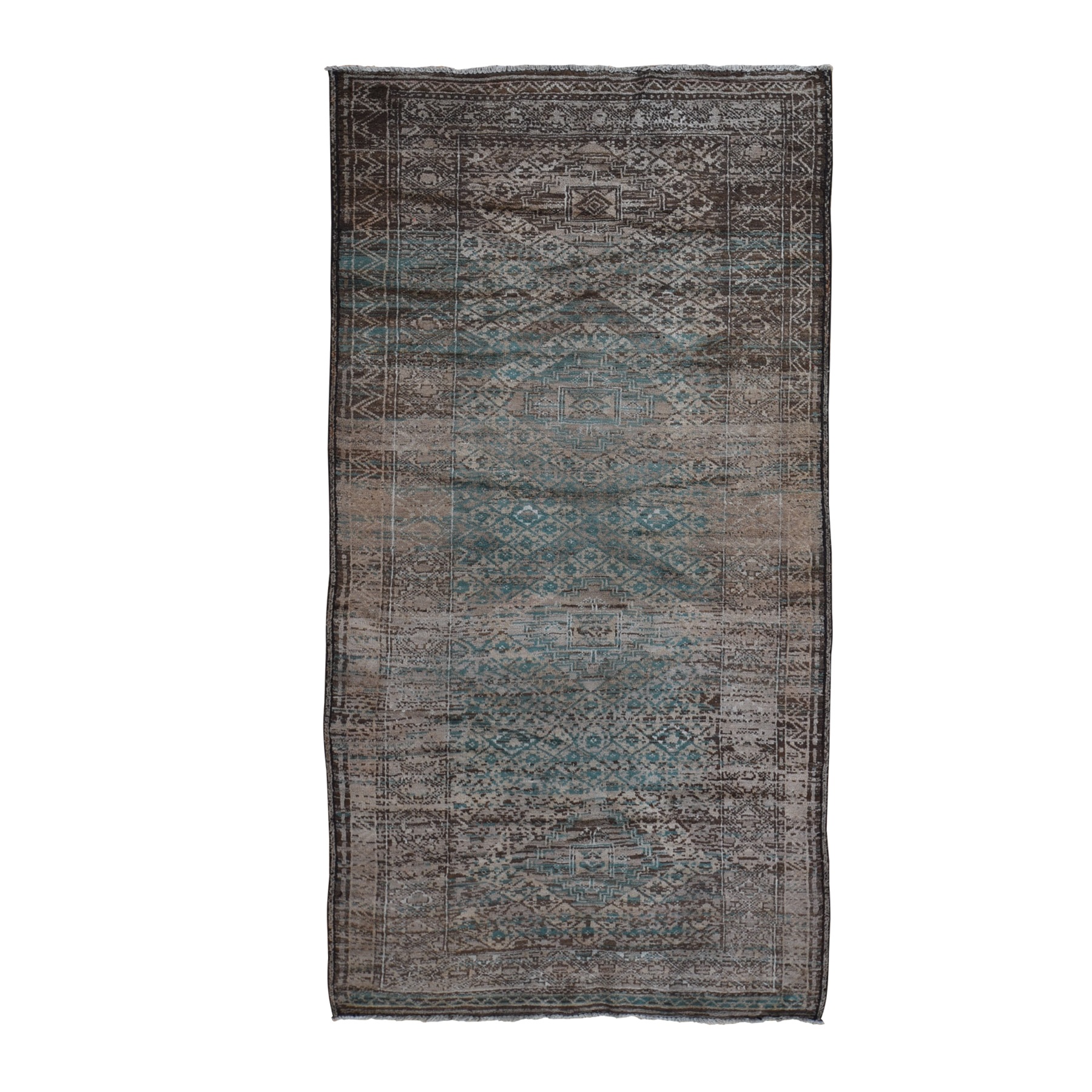Traditional Wool Hand-Knotted Area Rug 4'0